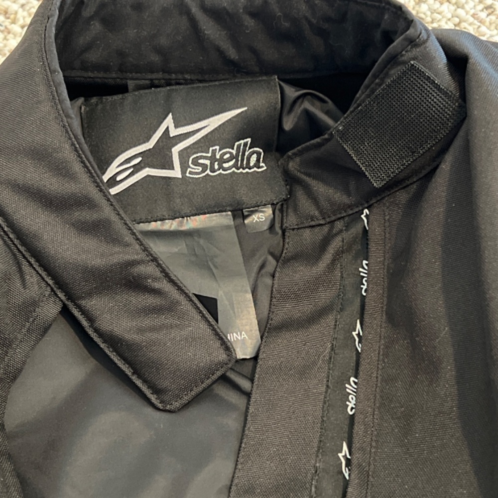 Beautiful Alpinestars Stella black  motorcycle jacket, XS - Picture 5 of 11